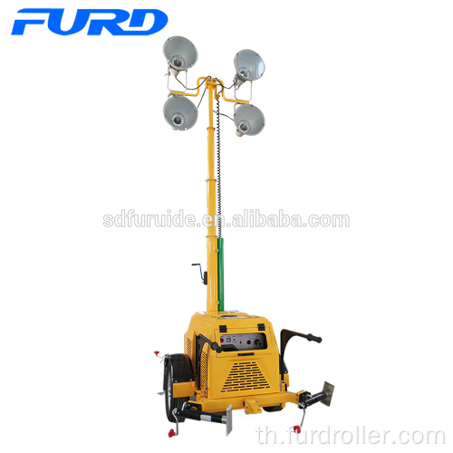 ตัวอย่างเทรลเลอร์ 7 เมตร Small Mobile Light Tower (FZM-S1000)